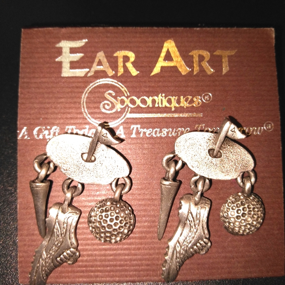 Signed collectible Spoontiques earrings